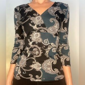 Paisley Print Top